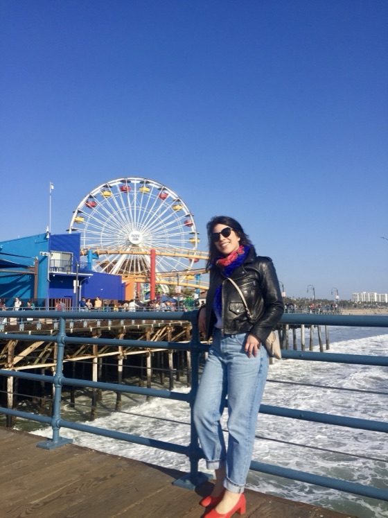 On Santa Monica pier