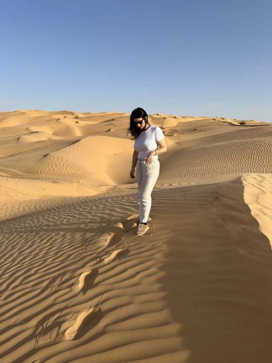 In the desert